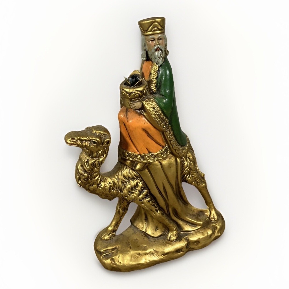 Three Kings on Camels Vintage‎ Syroco Nativity Replacement Piece Made in Japan